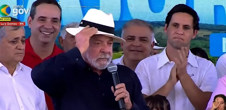 [VIDEO] No RN, Lula diz que não conhece Cadu, pré-candidato do PT ao Governo: "Não conheço essa pessoa" 