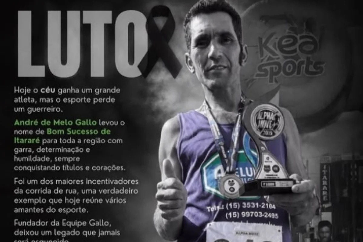 Atleta campeão morre após ser atropelado durante corrida; motorista foge sem prestar socorro