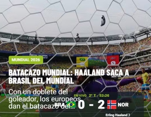 ‘Haaland esmaga o Brasil’: Imprensa internacional repercute eliminação do Seleção Brasileira