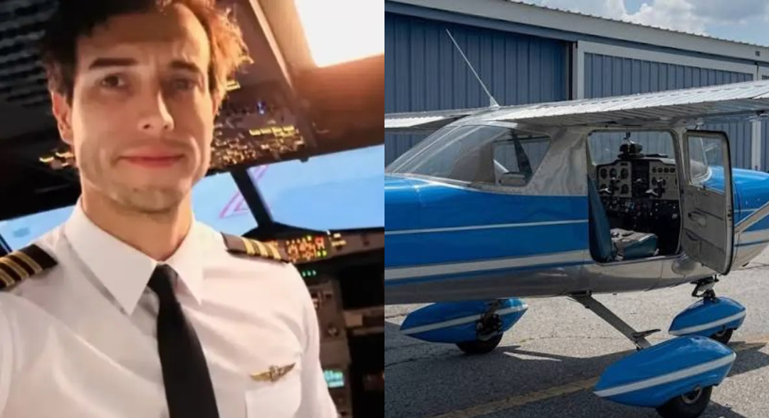 Instrutor salta de avião em voo e aluna consegue pousar sozinha 