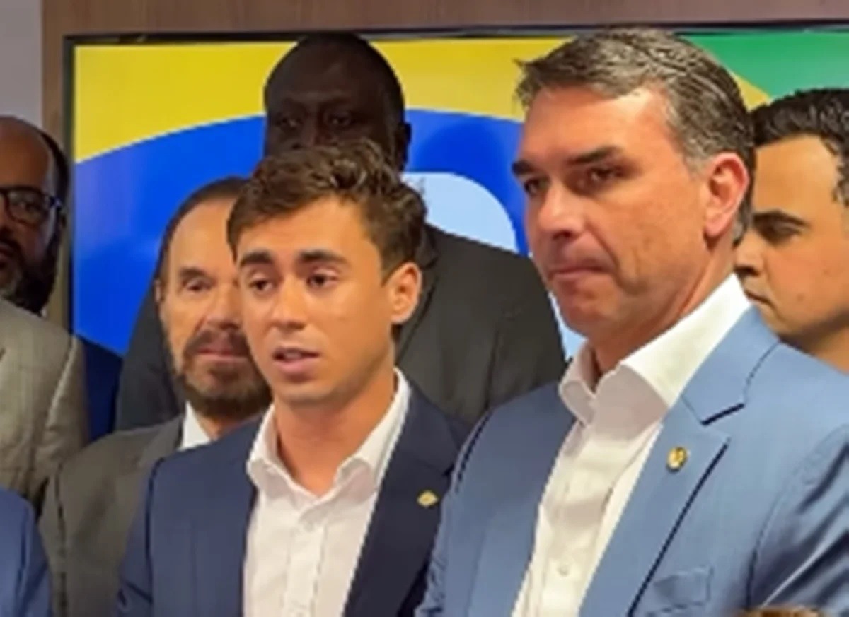 Nikolas declara apoio a Flávio Bolsonaro e cobra união após carta de Jair Bolsonaro