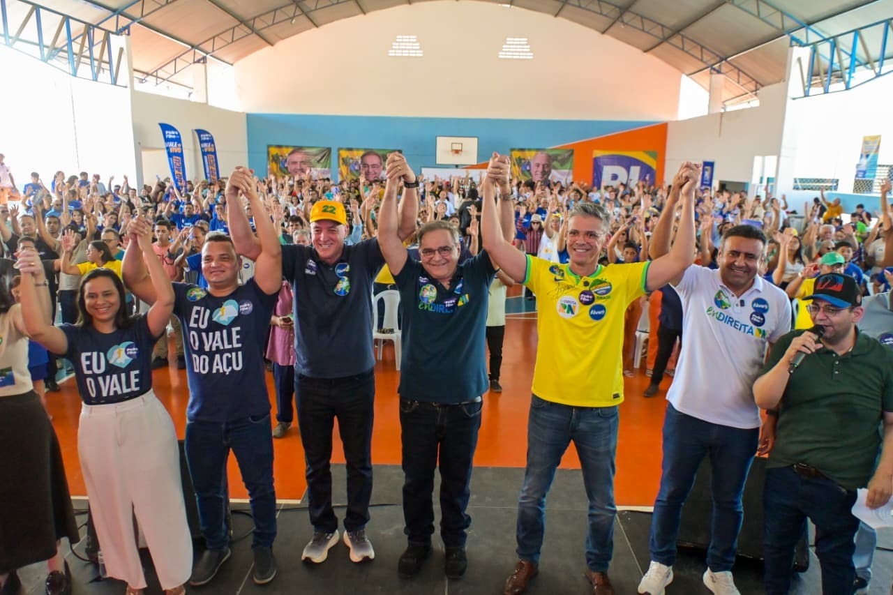 Grande público marca encontro regional do Endireita RN com Álvaro Dias e lideranças do Vale do Açu