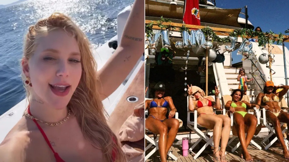 Virginia passa o dia em festa de Vini Jr., mas ignora jogador nas redes