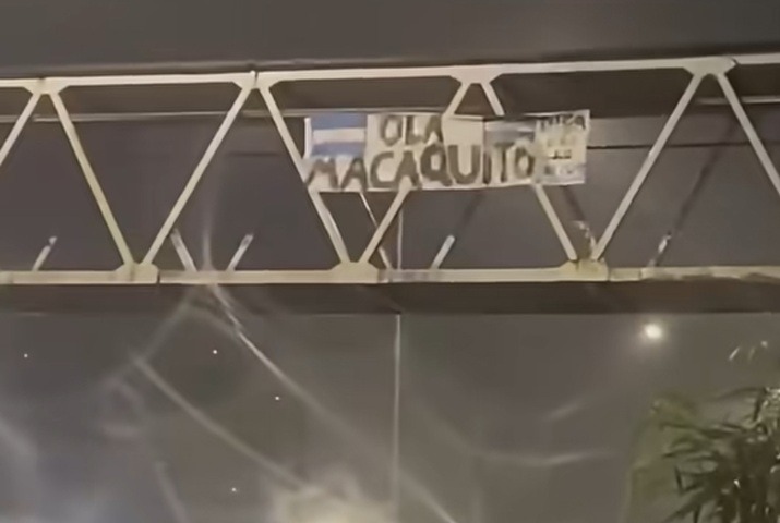 "Ola, macaquito": Natal amanhece com protestos contra a Argentina na final da Copa do Mundo