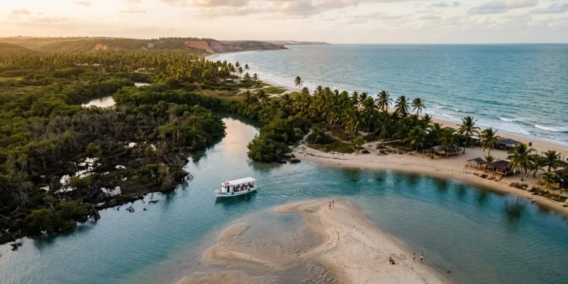 Piscinas naturais a 30 km de Maceió: o pequeno balneário alagoano onde uma barreira de corais transforma o mar em...