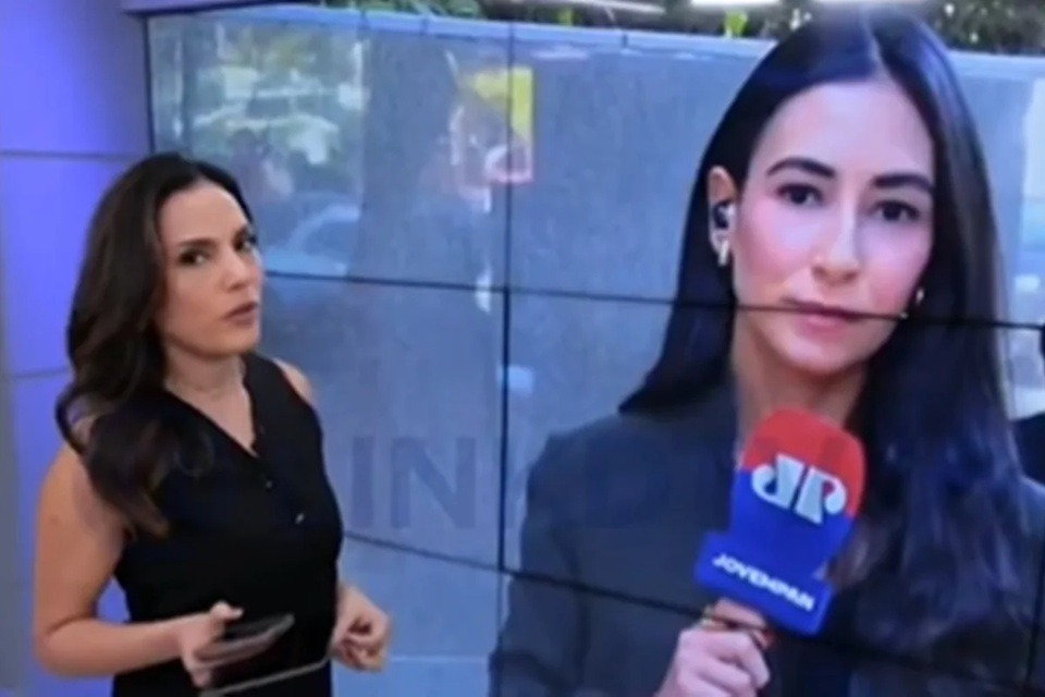 VÍDEO: Jornalista da Jovem Pan abandona programa ao vivo após treta nos bastidores