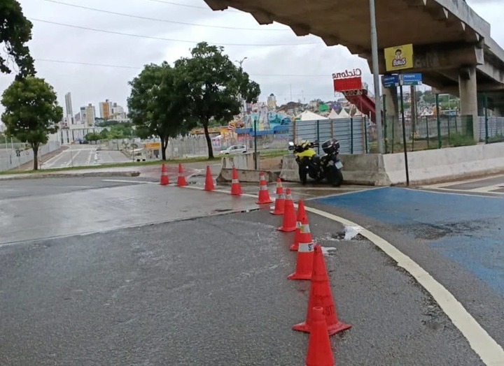 Túnel de acesso à Jerônimo Câmara é liberado após interdição causada por acidente