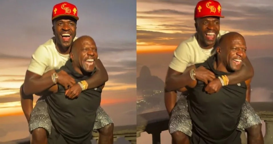 Terry Crews encontra Vini Jr. no Cristo, chama craque de “irmão” e ganha resposta que resgata meme de “Todo Mundo...