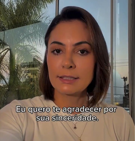VÍDEO: Michelle diz que desculpa Flávio e chama senador para “sentar e conversar”