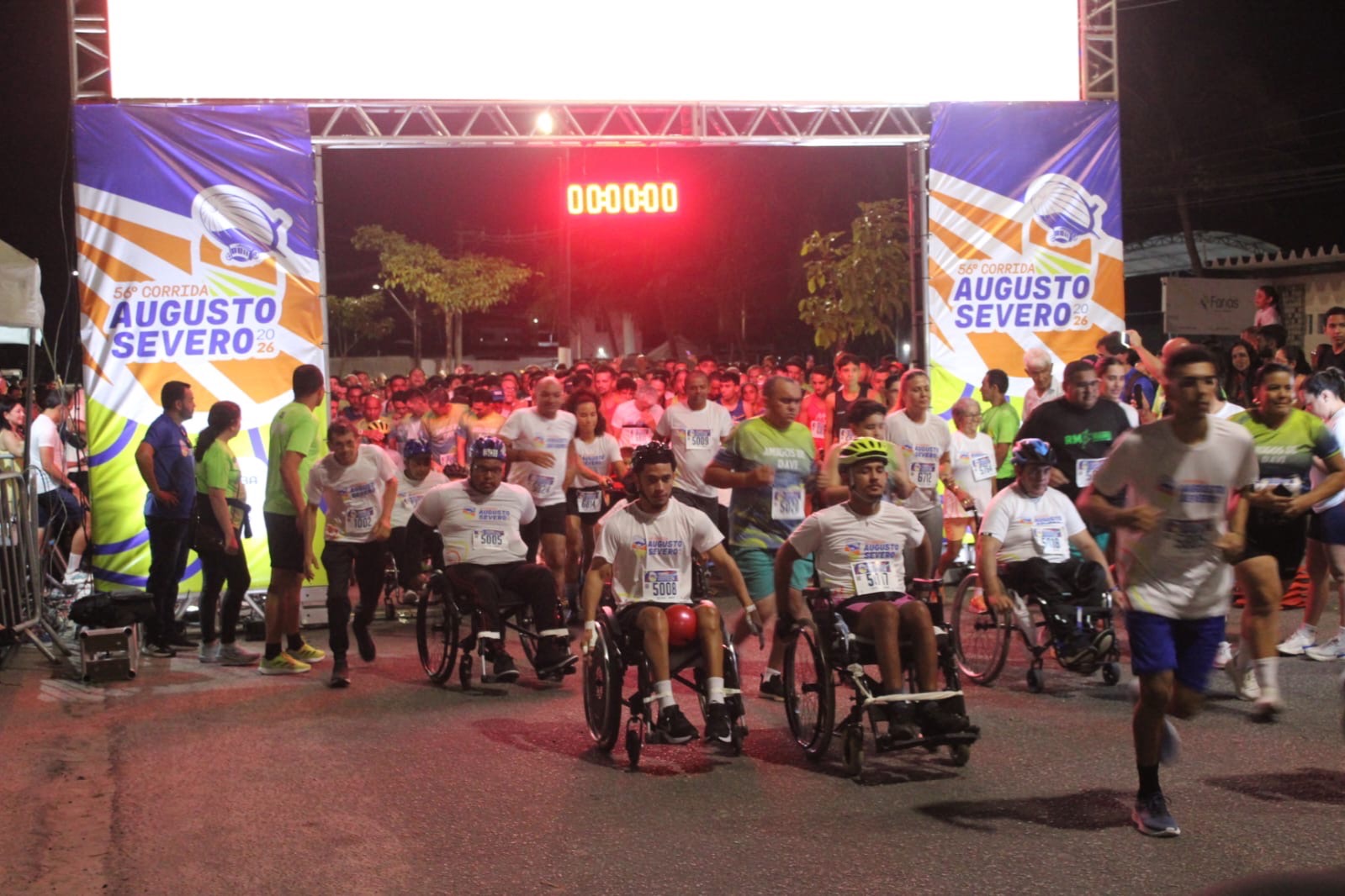 56ª Corrida Augusto Severo reforça tradição com recorde de mais de 2 mil participantes