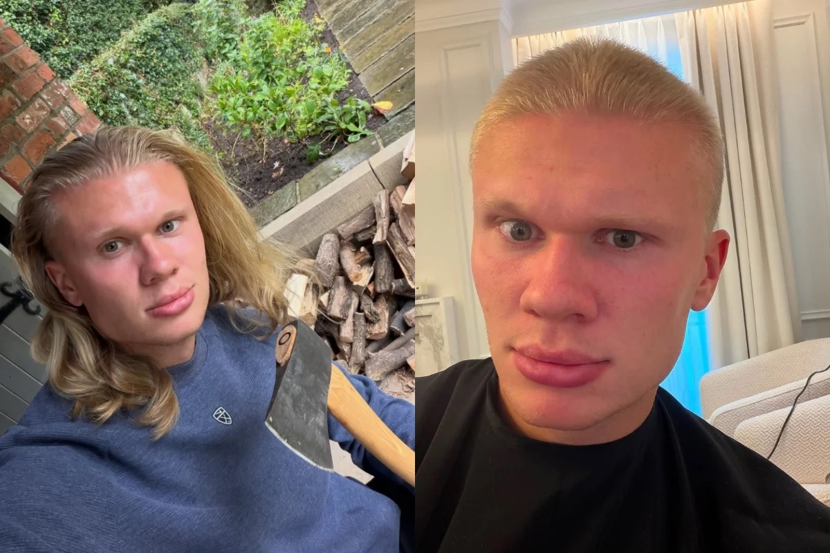 [VÍDEO] Haaland surpreende fãs ao cortar o cabelo e adotar novo visual