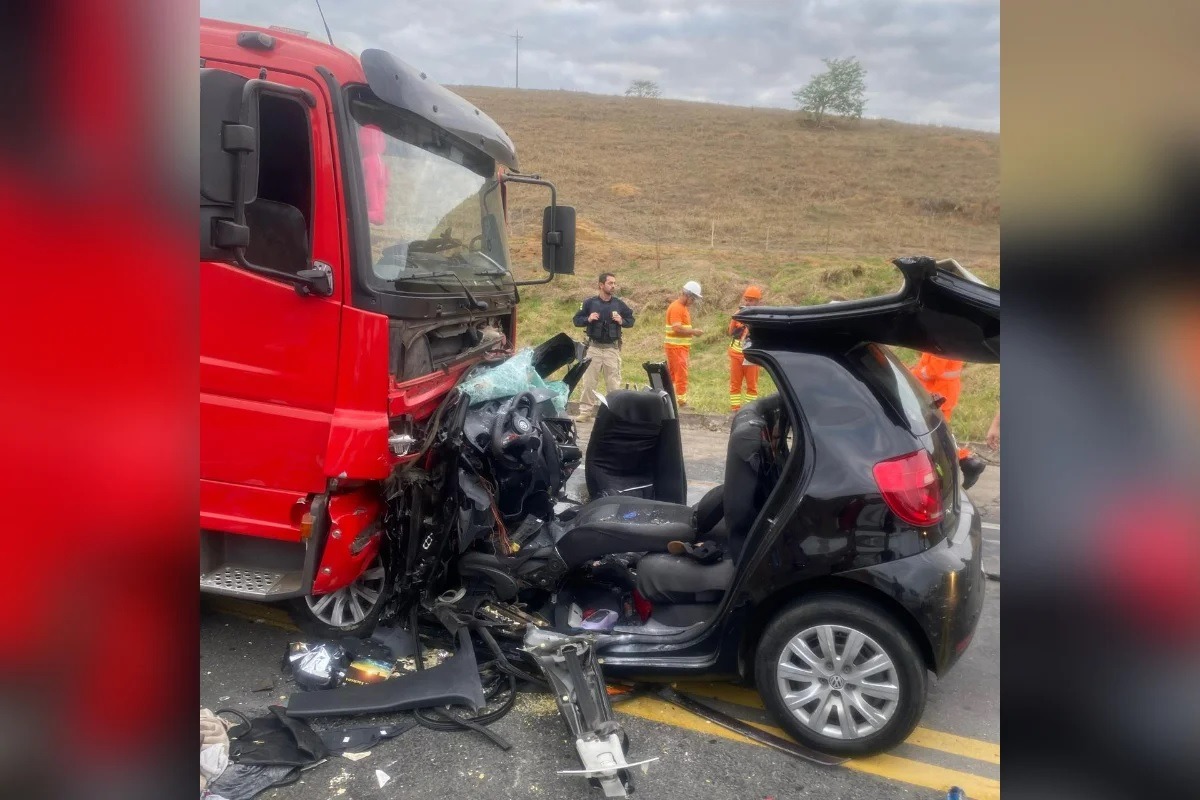 TRISTE: Filho resgatado com vida morre após acidente que matou pais na BR-116
