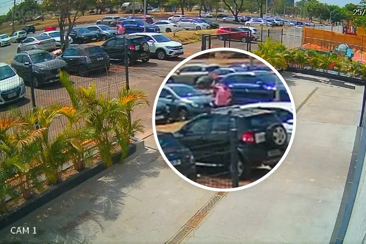 VÍDEO: Moradora de rua flagrada quebrando carros queria ser presa para comer e tomar banho