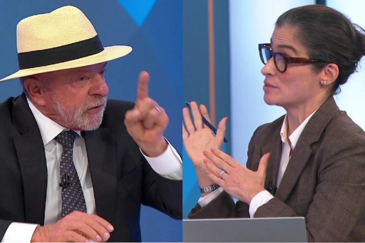 Lula confronta jornalistas durante sabatina e leva ‘voadora’ de Renata Vasconcellos