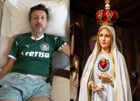 Após diagnóstico de doença rara, Lito Sousa pede milagre a Nossa Senhora de Fátima e promete ir ao santuário de...