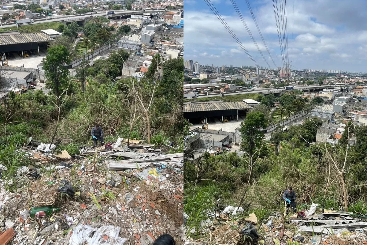Polícia encontra corpo esquartejado em sacolas plásticas em àrea de difícil acesso