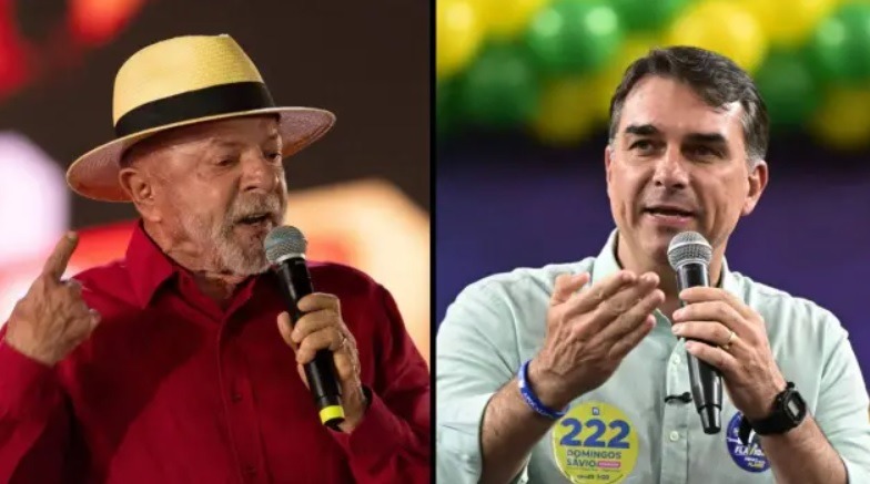 VOTAÇÃO NO EXTERIOR: Flávio Bolsonaro lidera votação fora do país com vantagem de mais de 16 mil votos sobre Lula,...
