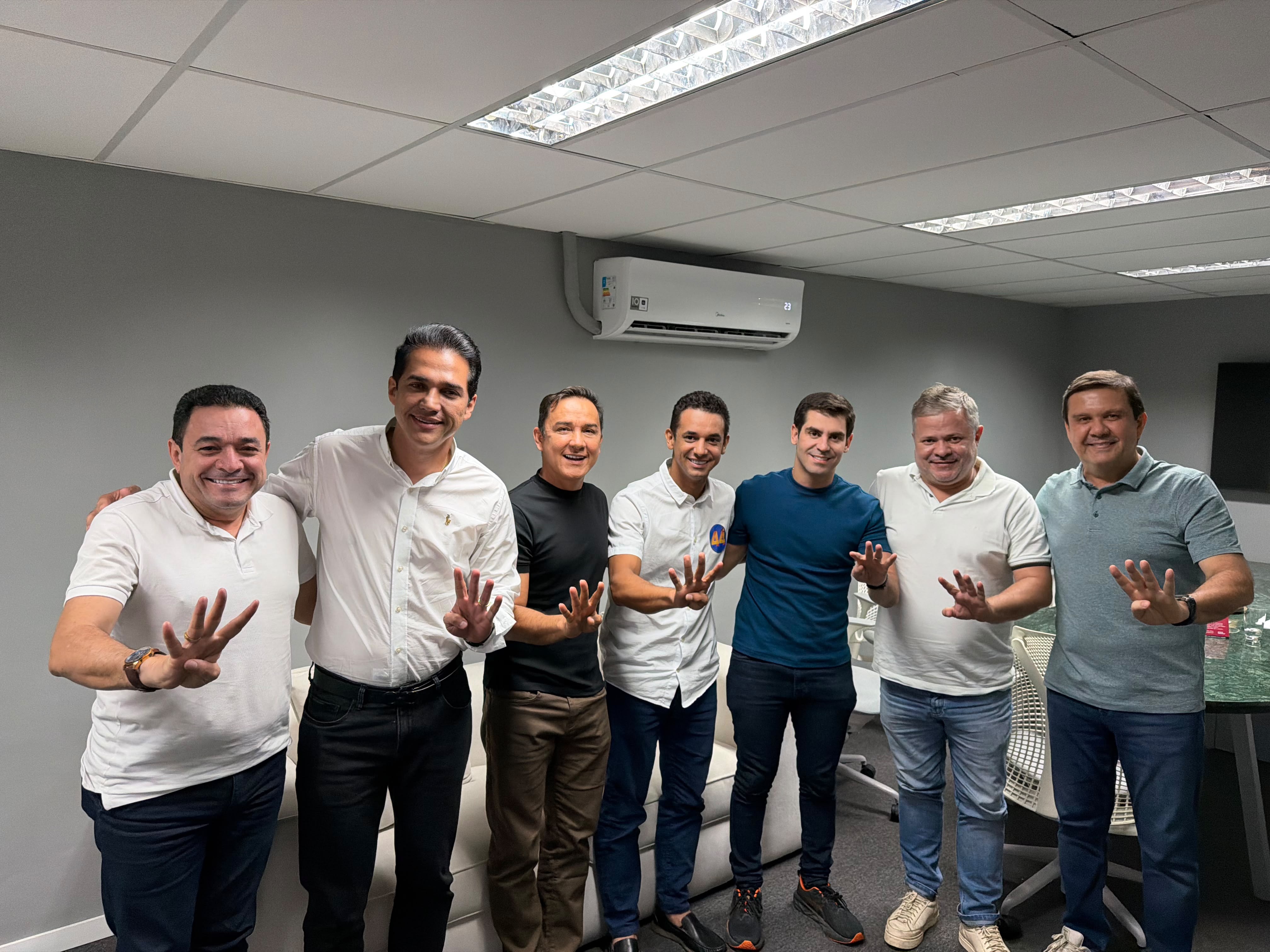 Allyson consolida união para o 2º turno, recebe deputados e reforça palanque no RN
