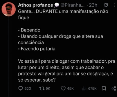 “TOMAR BANHO E NÃO USAR DROGAS”: perfis pró-Lula dão dicas de aparência para militantes pedirem voto nas ruas