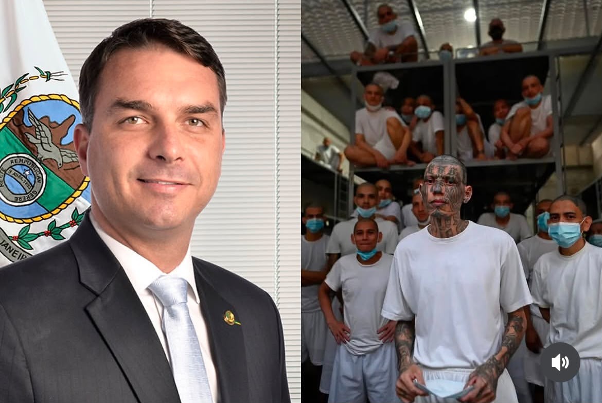 Flávio Bolsonaro: “Já estou trocando ideias com Derrite, acho que o que fizeram com a segurança em El Salvador será...