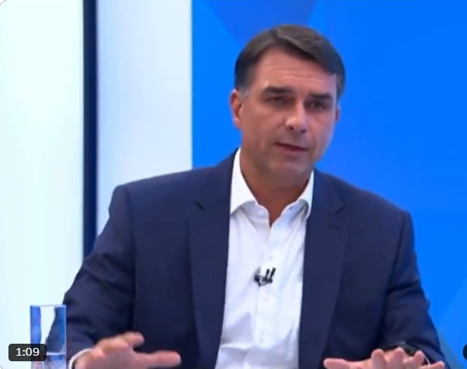 VÍDEO: “Eu só preciso de um mandato para começar a consertar o Brasil”, diz Flávio Bolsonaro na sabatina na Globo