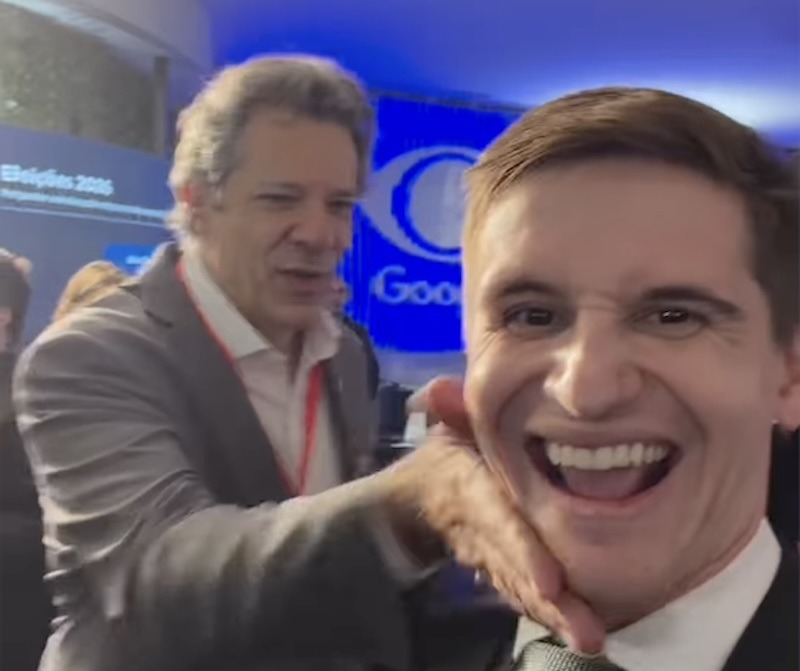 VÍDEO: Haddad dá tapa no rosto de Pavanato nos bastidores de debate