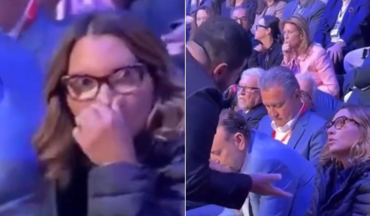 [VÍDEO] Janja finge espirrar para gritar “mentira” durante debate, leva bronca da Band e viraliza