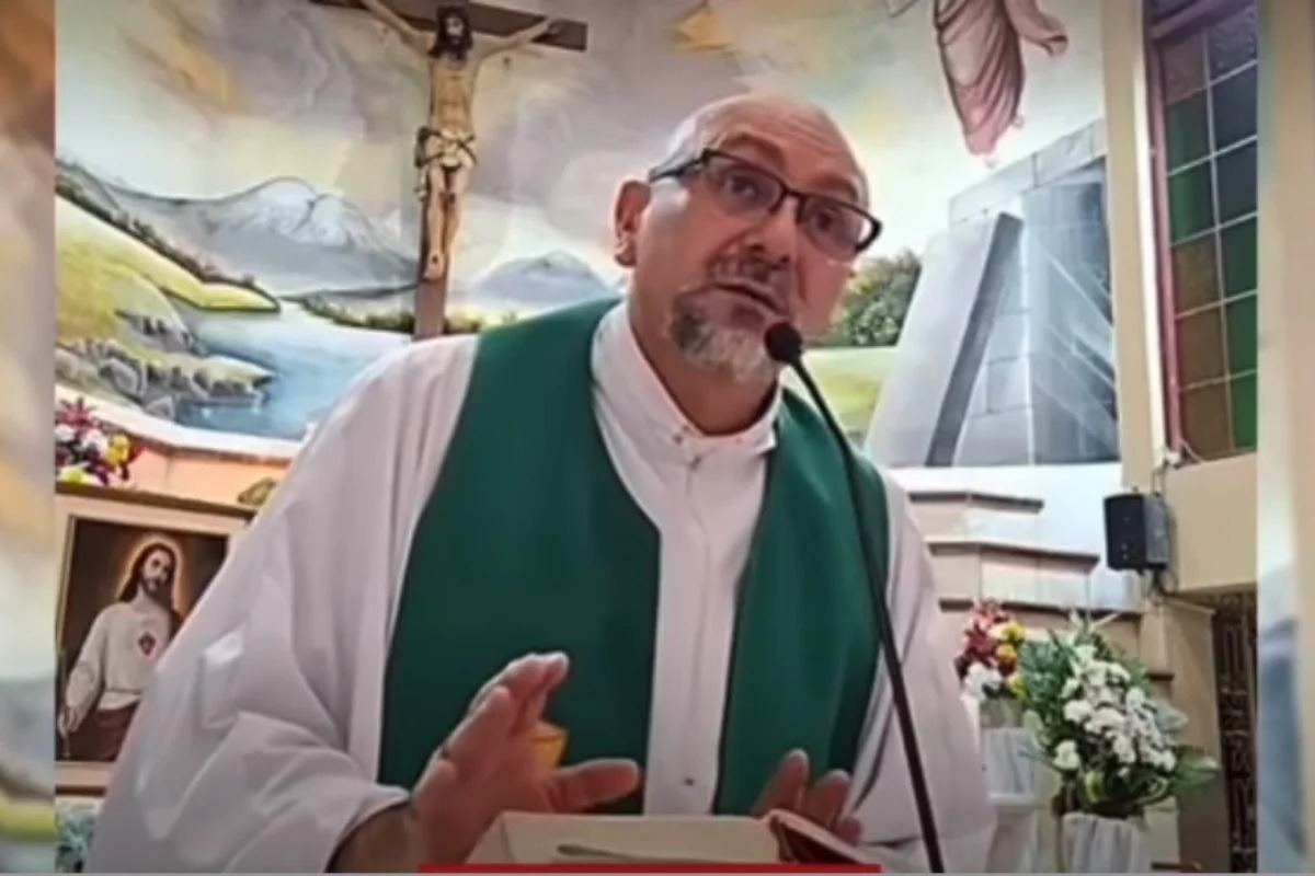 Padre refletiu antes de cruz cair sobre ele: "Todos morreremos"