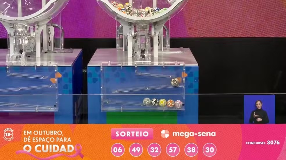 Mega-Sena acumula e prêmio vai a R$ 320 milhões; confira os números sorteados