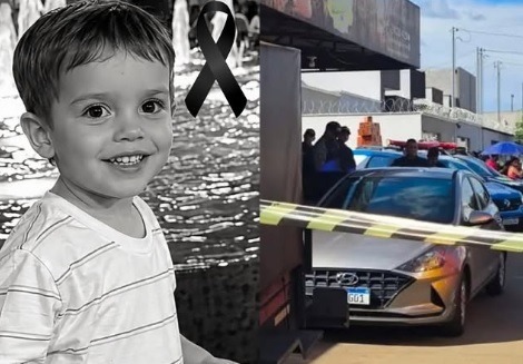TRISTE: menino de 2 anos morre após ficar 3 horas dentro de carro