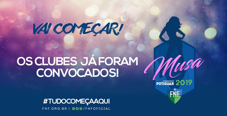 FNF lança concurso cultural "Musa do Futebol Potiguar 2019"