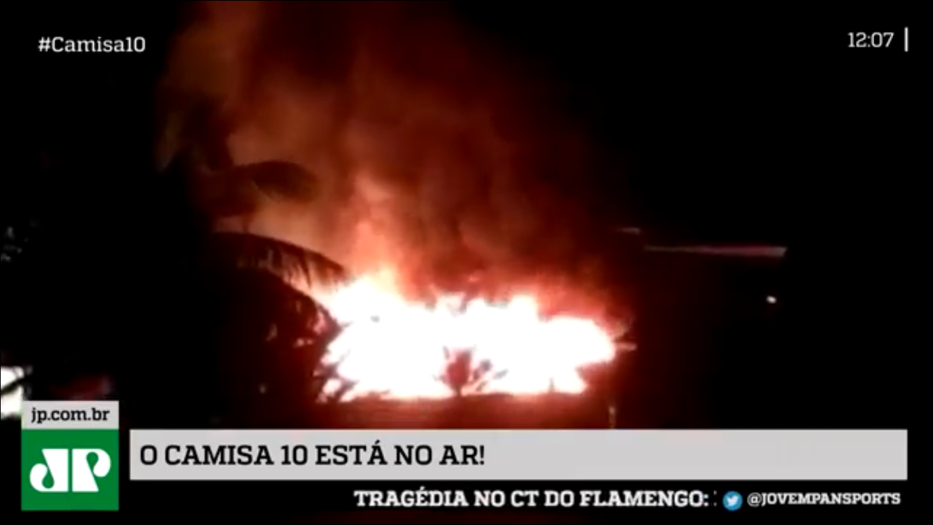 Vídeo mostra momento do incêndio que matou 10 pessoas no CT do Flamengo