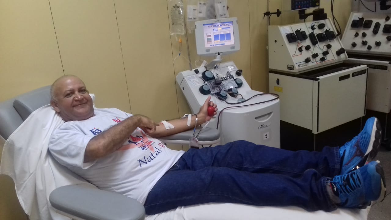 Maior doador de sangue do mundo receberá título de cidadão natalense