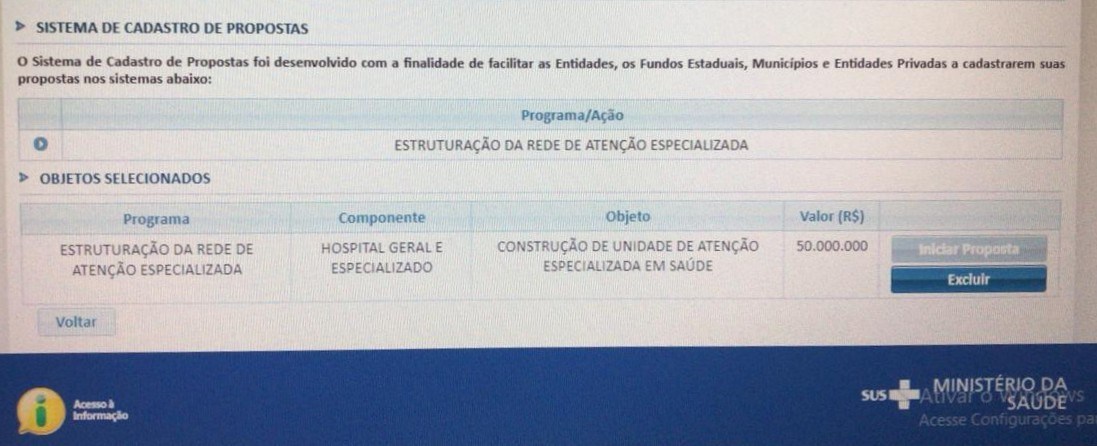 Ministério da Saúde destina R$ 50 mi para construção de hospital em São Gonçalo
