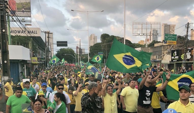Movimentos de rua convocam ato a favor de Bolsonaro em Natal