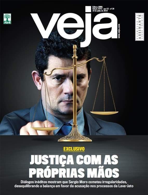 Em nota, Moro diz que há inconsistência e falsidade em matéria da Veja
