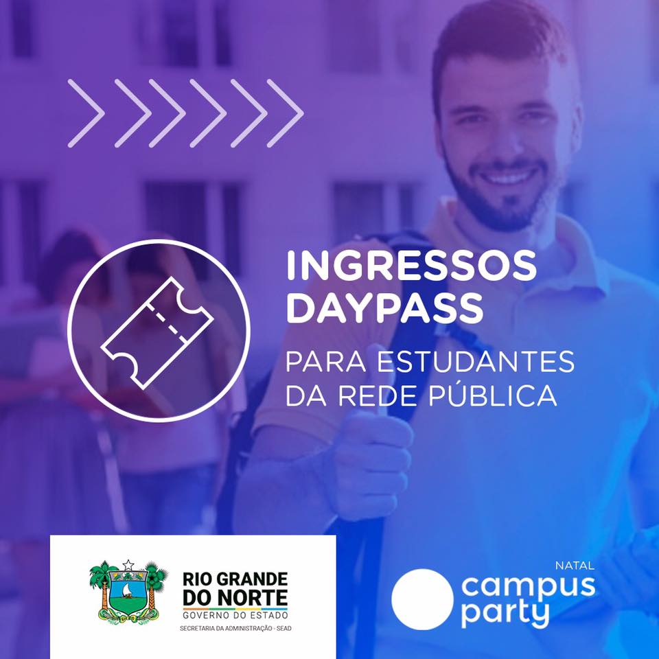 Aluno da rede pública terá ingresso gratuito na Campus Party; saiba como