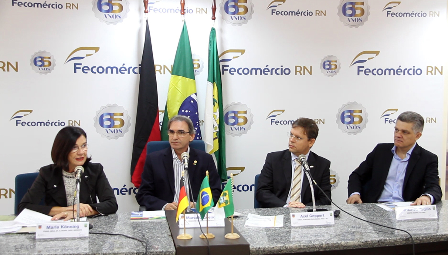 Consulado da Alemanha oferece jantar a parceiros potiguares no Barreira Roxa
