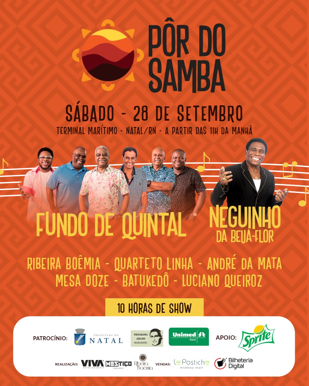 Últimos ingressos para o maior festival de samba do RN