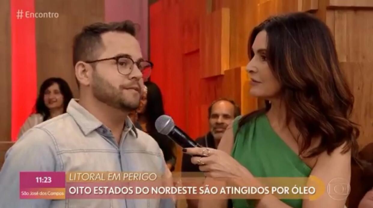 Jornalista do interior do RN fala sobre limpeza da cidade em programa da Globo