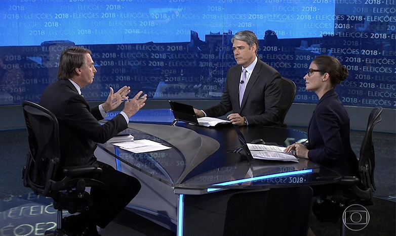Bolsonaro: "Desafio a Globo a me dar 15 minutos ao vivo no Jornal Nacional"