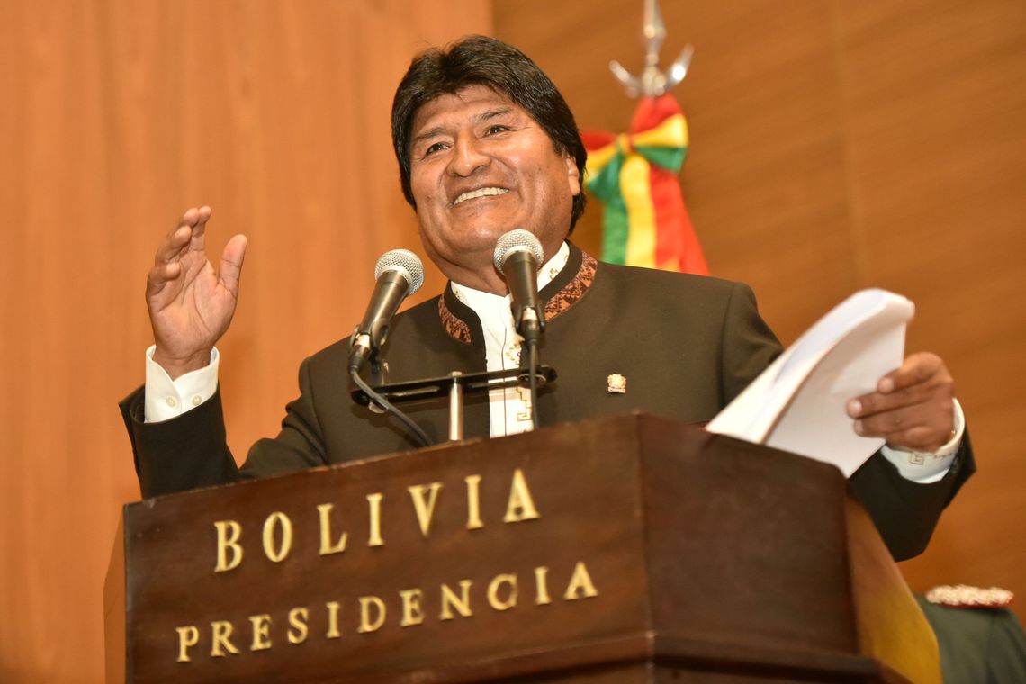 Evo Morales renuncia à presidência da Bolívia