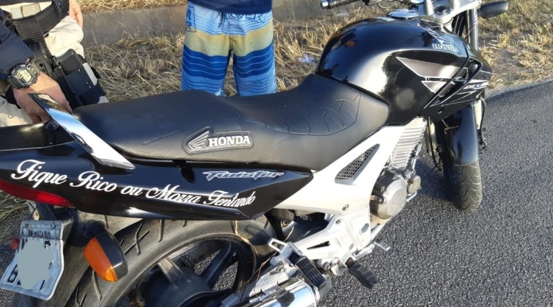 Motocicleta furtada em Parnamirim é recuperada pela PRF em São José de Mipibu