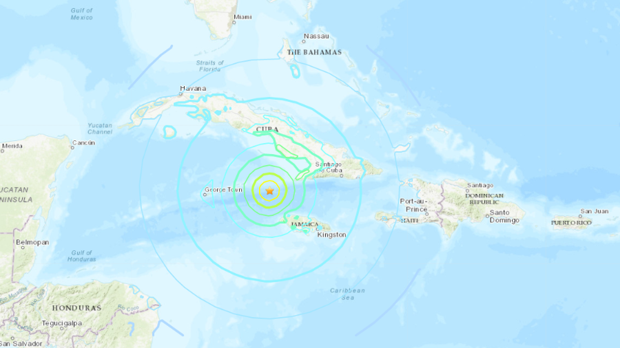 Terremoto de magnitude 7,7 atinge o Mar do Caribe