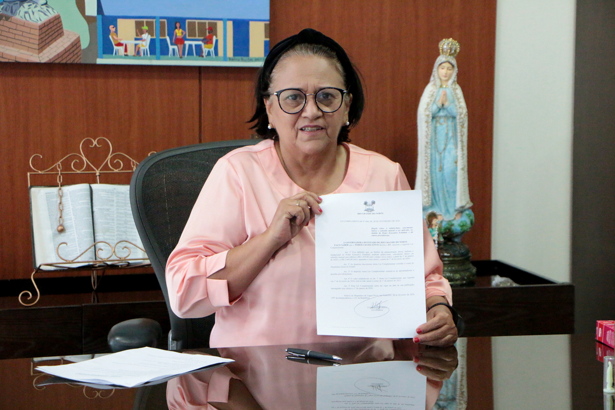 Novo piso salarial de servidores terá impacto de R$ 12 milhões nas contas do RN