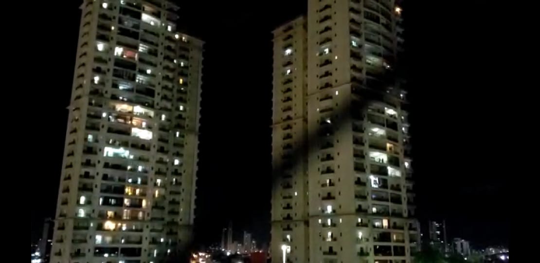 VÍDEO: Das janelas, natalenses aplaudem profissionais de saúde; assista