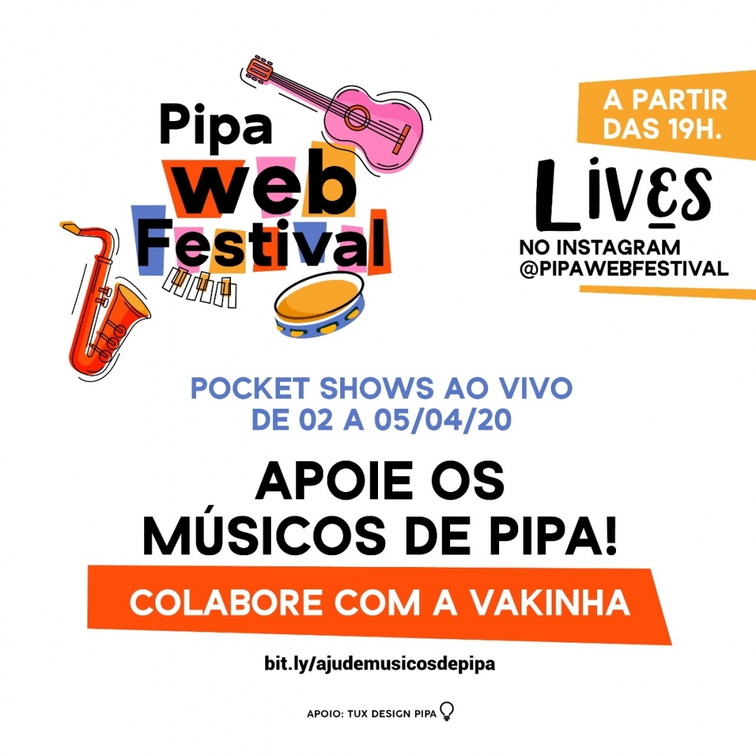 Hoje é o penúltimo dia do Pipa Web Festival