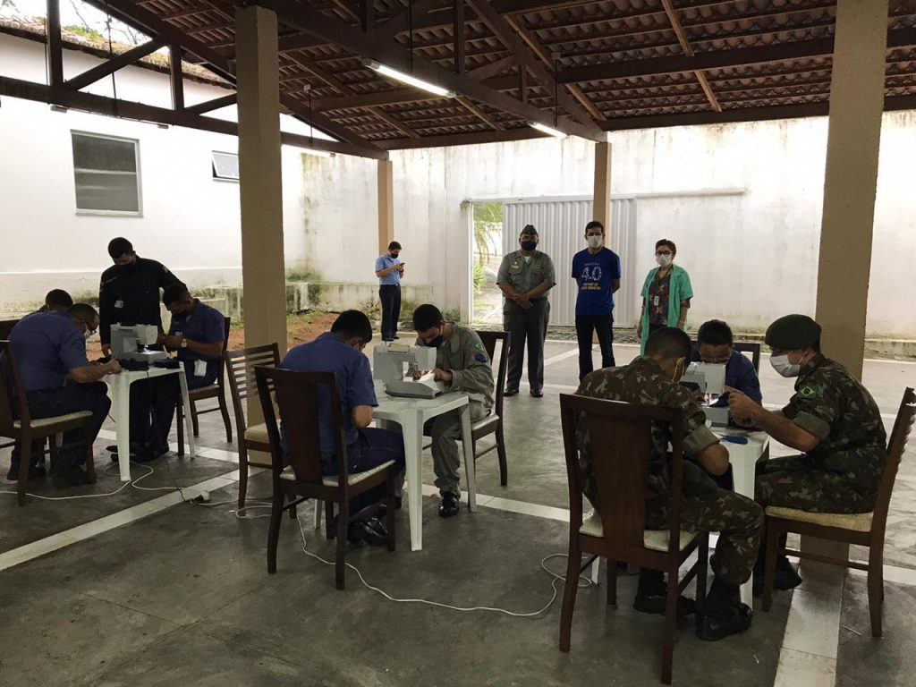 SENAI ministra curso na Marinha do Brasil no RN para produção de máscaras