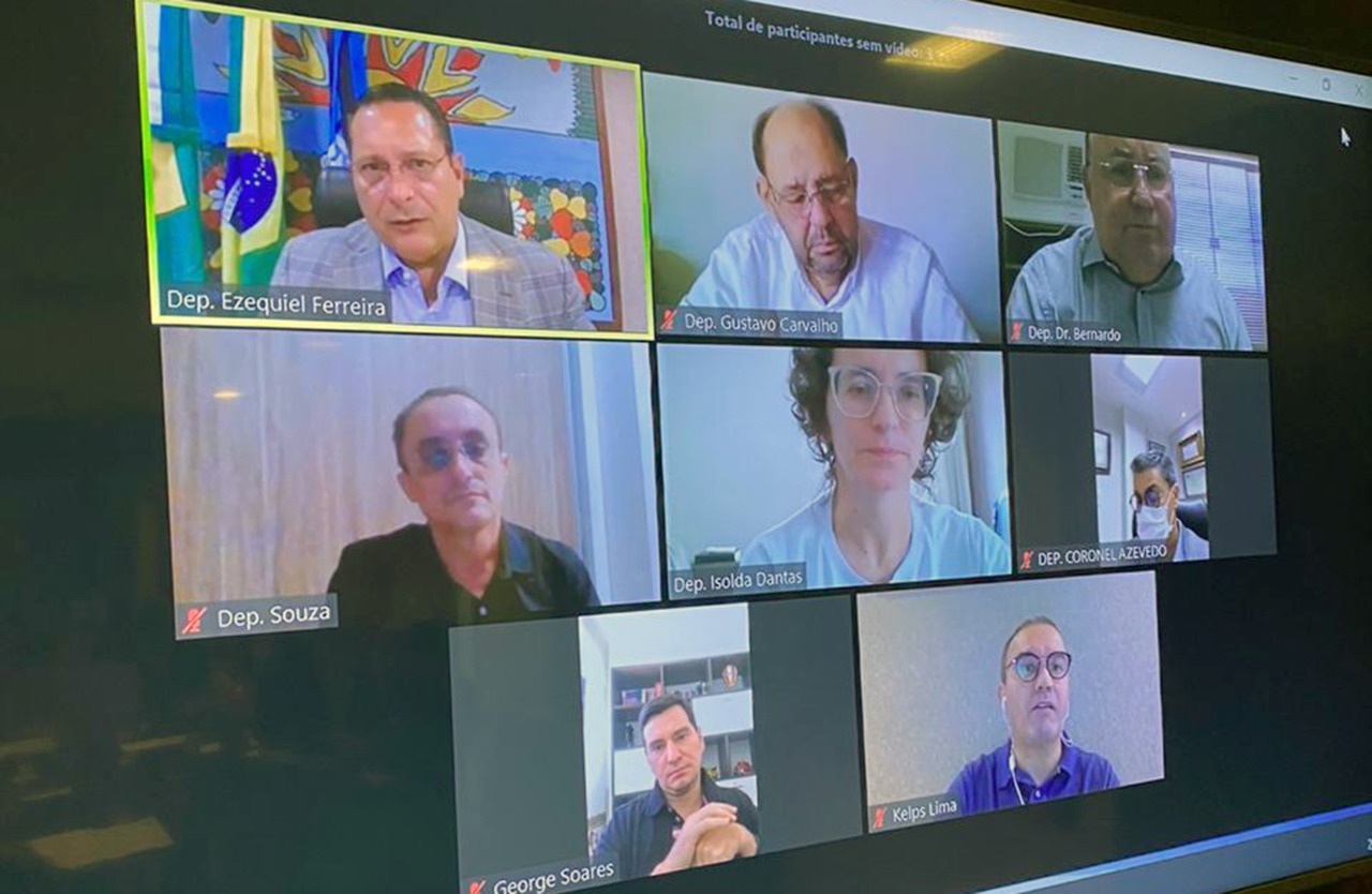 Em reunião virtual, líderes da ALRN aprovam pauta das sessões desta semana