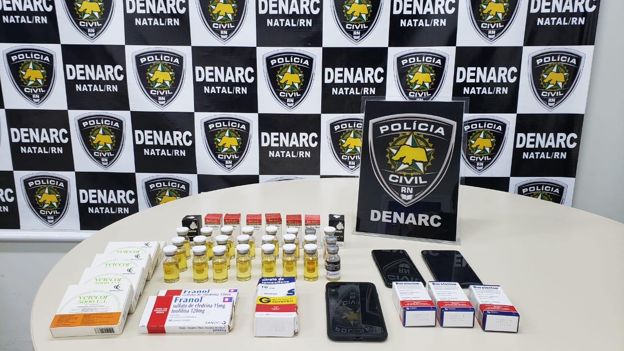 Polícia prende suspeitos de comercializarem anabolizantes pelos Correios